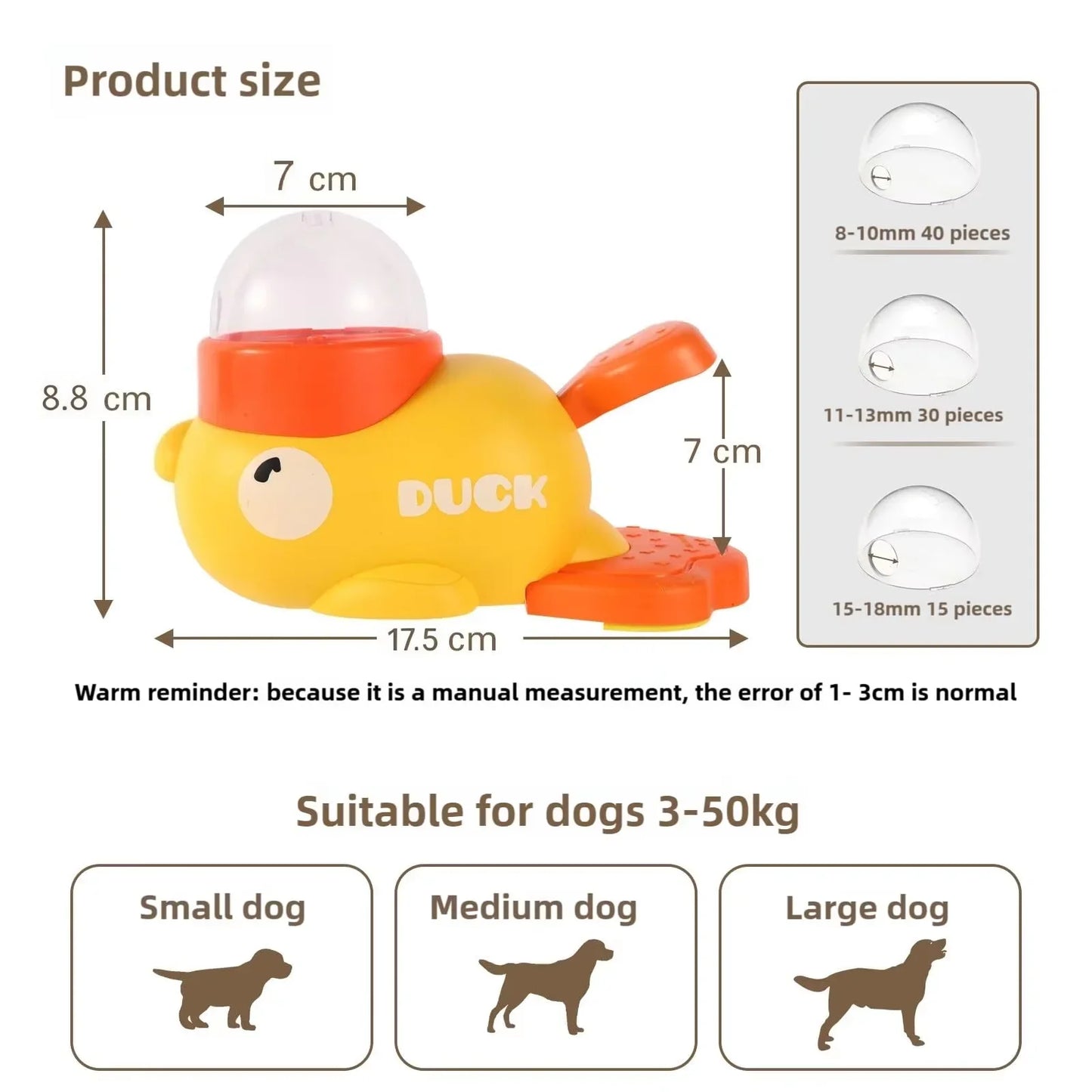 Duck Dog Snack Fun Feeder